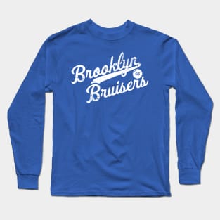 Brooklyn Bruisers - White Long Sleeve T-Shirt